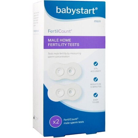 Babystart FertilCount Test de fertilitate masculină 2 buc