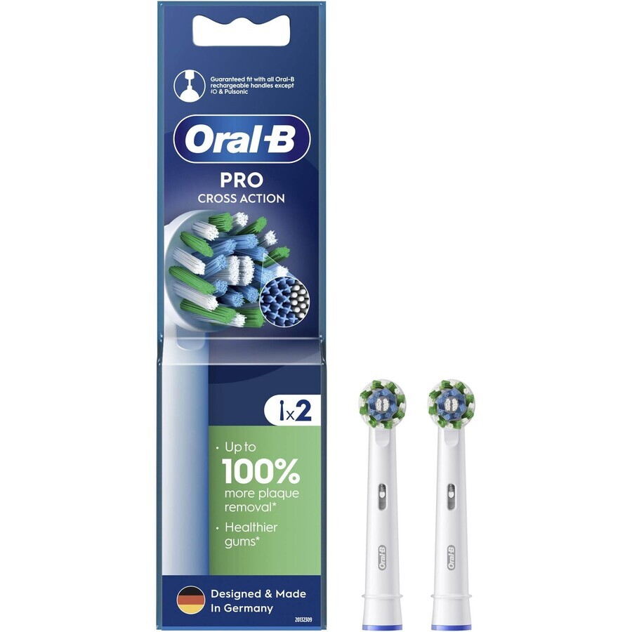 Oral-B Pro Cross Action capete de înlocuire 2 buc