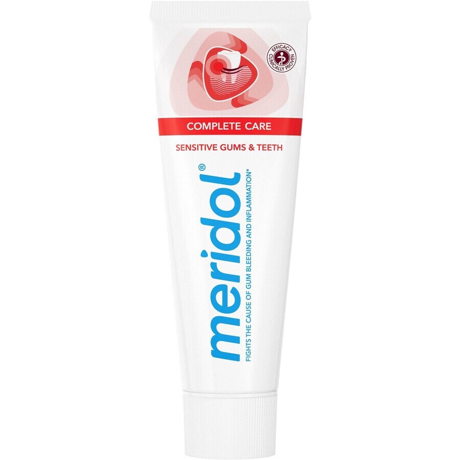 Meridol Complete Care Zahnpasta für empfindliche Zähne und Zahnfleisch 75 ml