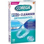 Corega Pro Cleanser Detergente ortodontico Compresse per la pulizia ortodontica 30 compresse