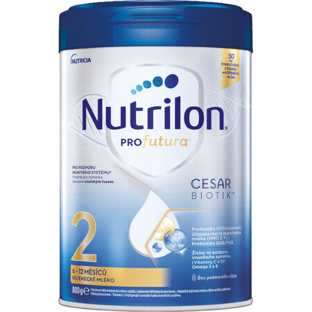 Nutrilon Profutura Cesarbiotik 2 lait de suite 6-12 mois 800 g