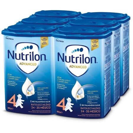 Nutrilon 4 latte per bambini in polvere 6 x 800 g