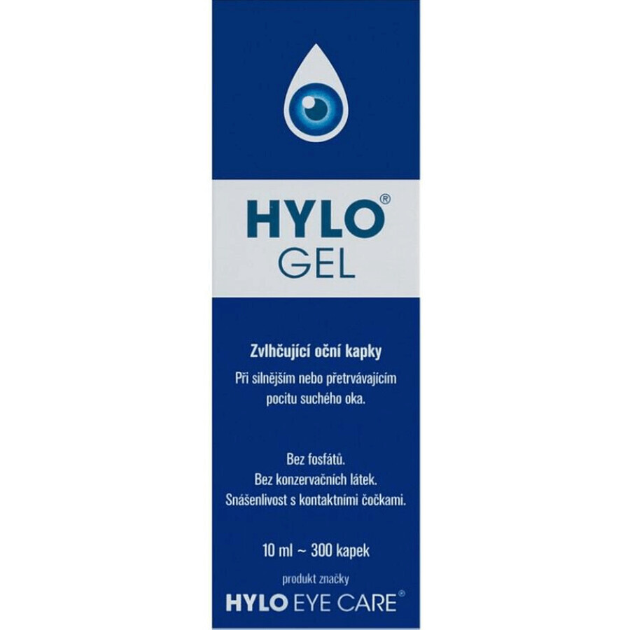 Hylo Eye Care Hylo Gel Eye Drops to refresh tired eyes 10 ml