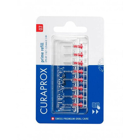 Curaprox Ersatz-Interdentalzahnbürste CPS 07 (Prime Refill) 8 Stück