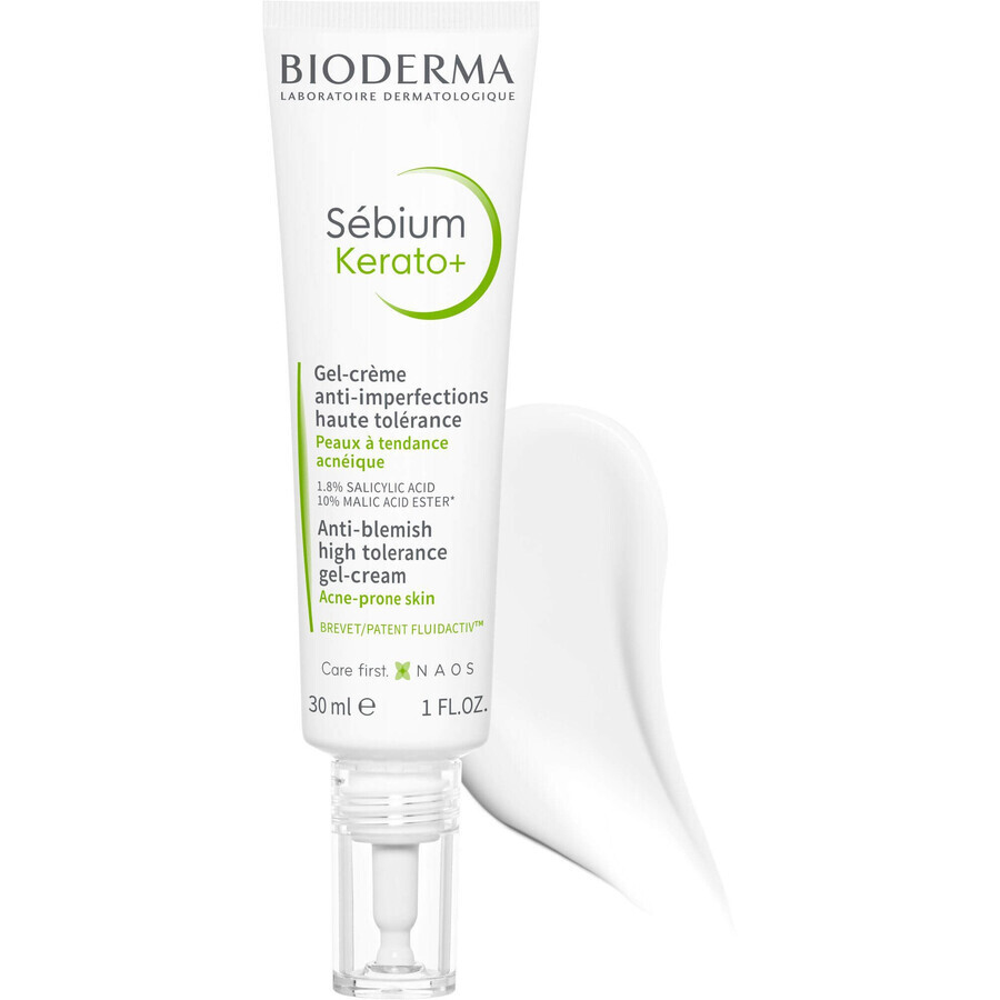 Bioderma Sébium Kerato+ gel-crème acné haute tolérance 30 ml