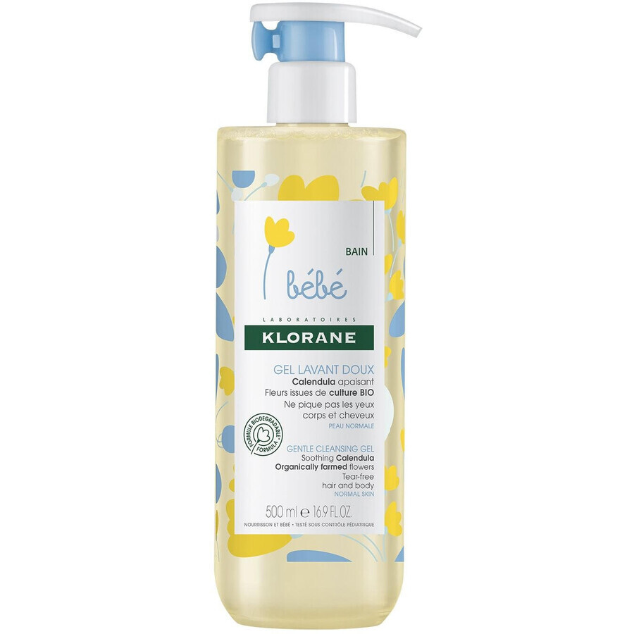 Klorane Bébé Gentle Wash Gel 500 ml