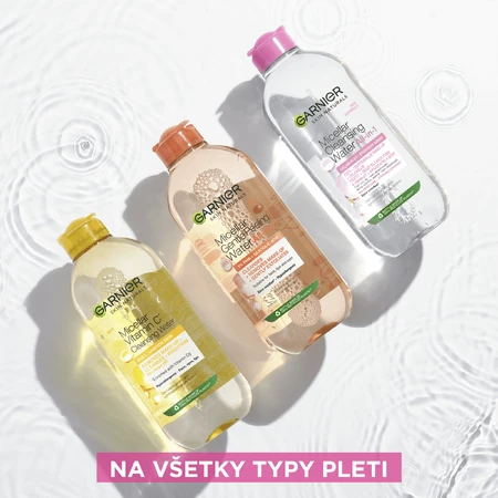 Garnier Skin Naturals 3-in-1 micellar cleansing water for sensitive skin, 400 ml
