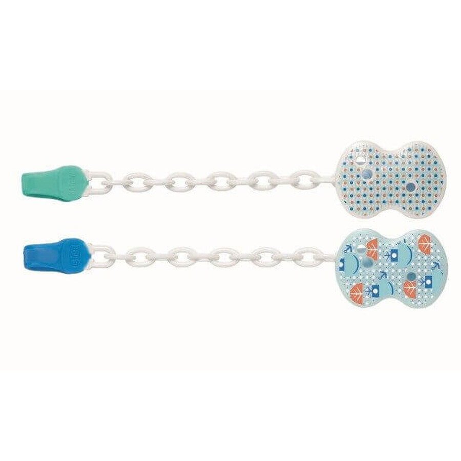 Chicco Fopspeenketting - blauw