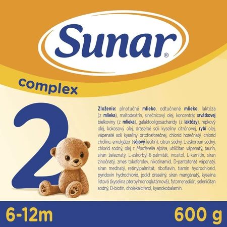 Follow-on formula Sunar Complex 2 600 g