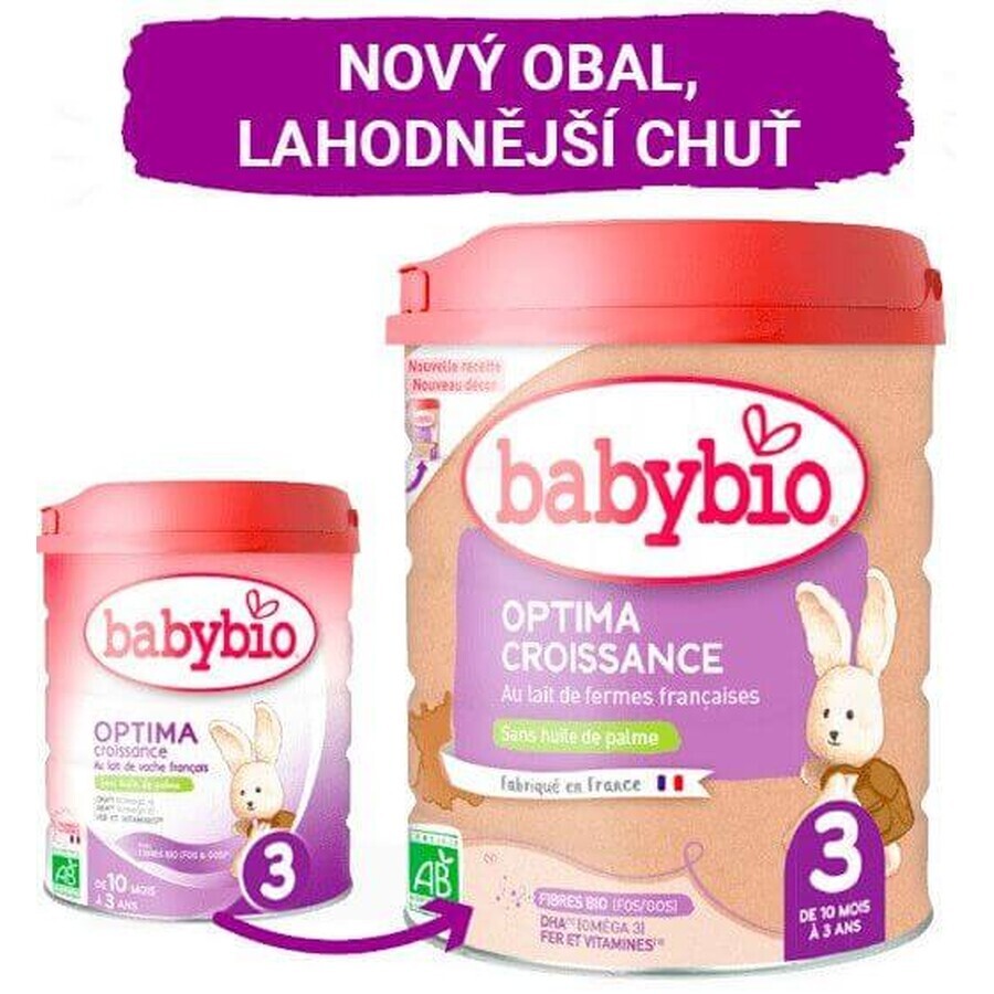 Babybio Optima 3 Toddler biologische babymelk 800 g