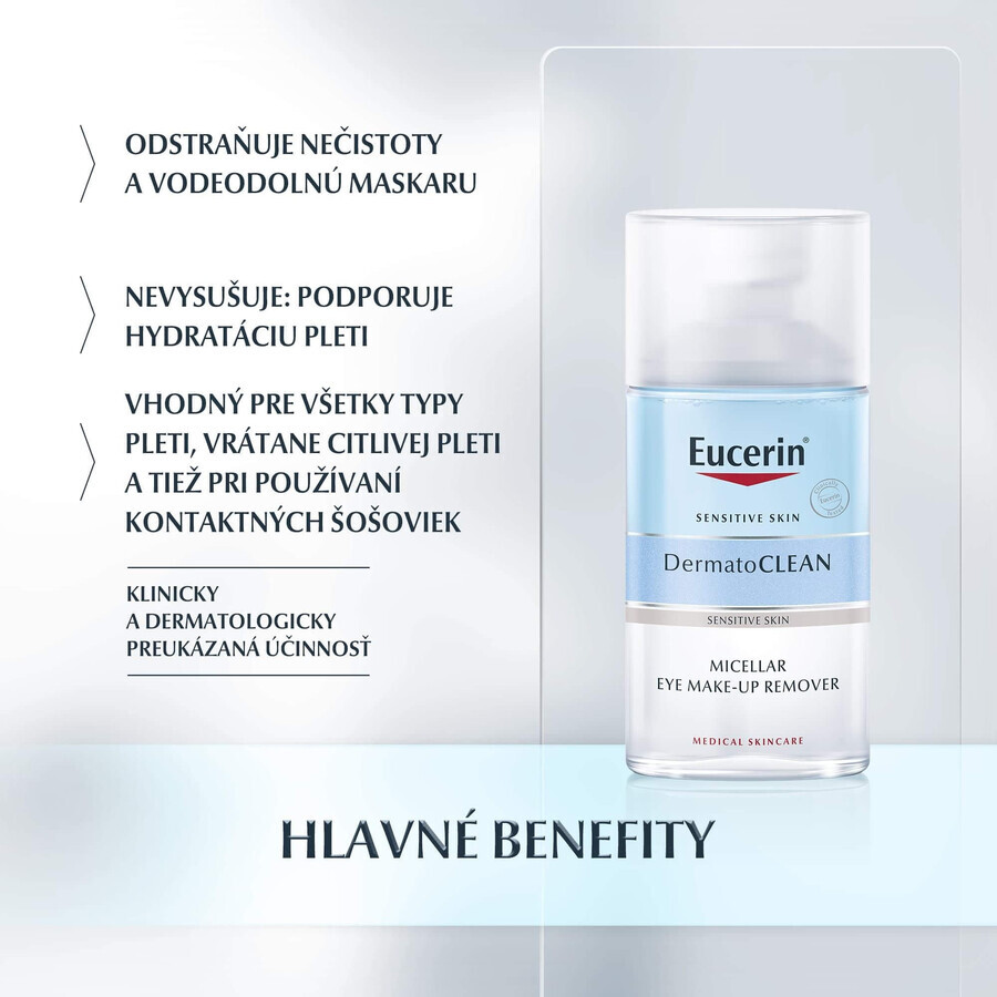 Eucerin DermatoCLEAN Augen-Reinigungsmilch 125 ml