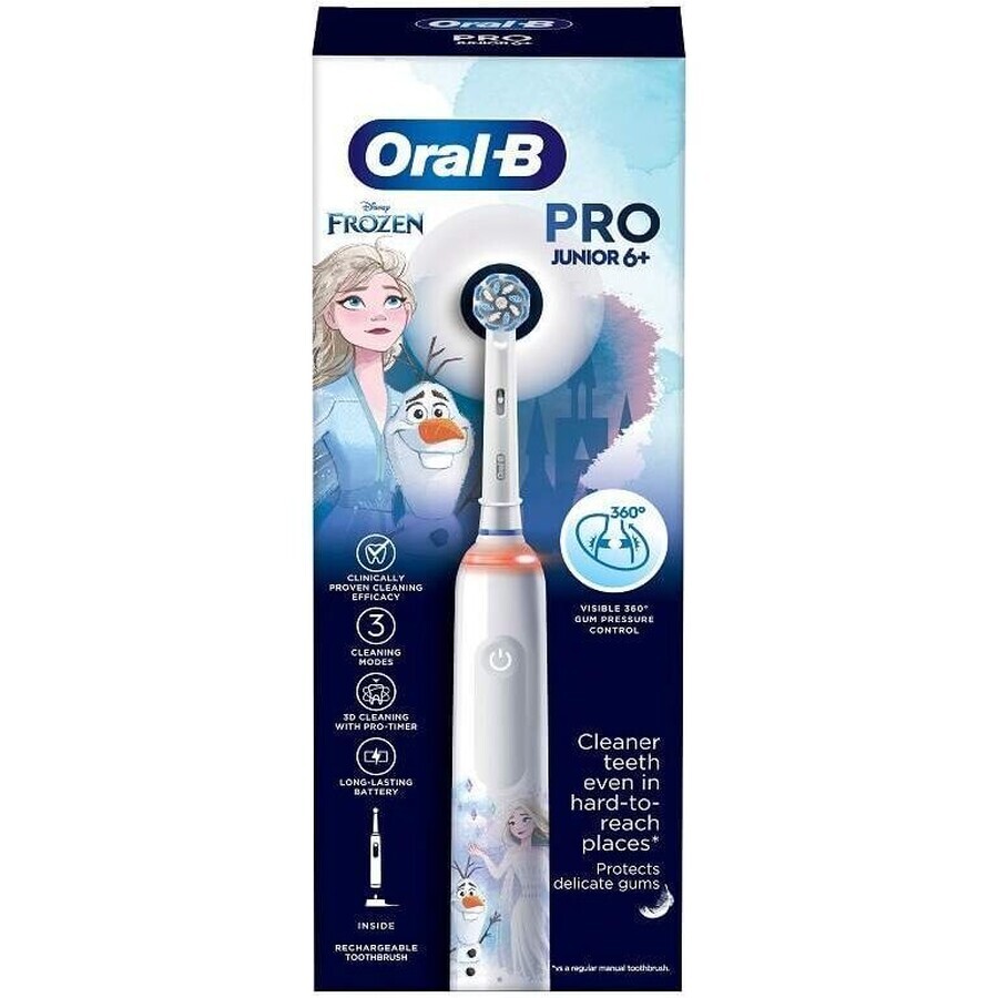 Cepillo de Dientes Eléctrico Oral-B Pro Junior Ice Kingdom Pro