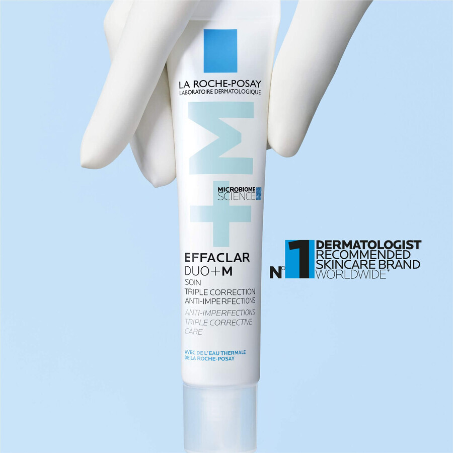 La Roche-Posay LRP Effaclar Effaclar DUO+ M - effectieve drievoudige behandeling tegen onzuiverheden voor de acnegevoelige huid 40 ml