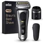 Braun Series 9 PRO+ Electric Shaver, SmartCare, Wet & Dry, 9567cc, silver