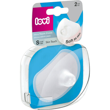 LOVI Silicone Tepelbeschermers Skin Touch maat M/L, standaard 2 stuks