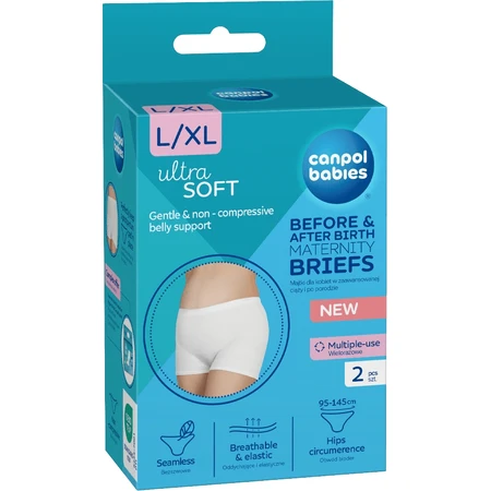 Canpol babies Maternity and postpartum briefs 2in1 L/XL 2 pieces