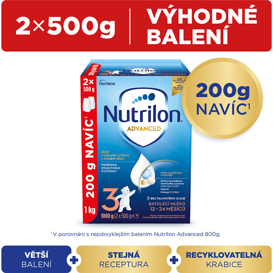 Nutrilon 3 lait pour nourrissons en poudre 1000 g