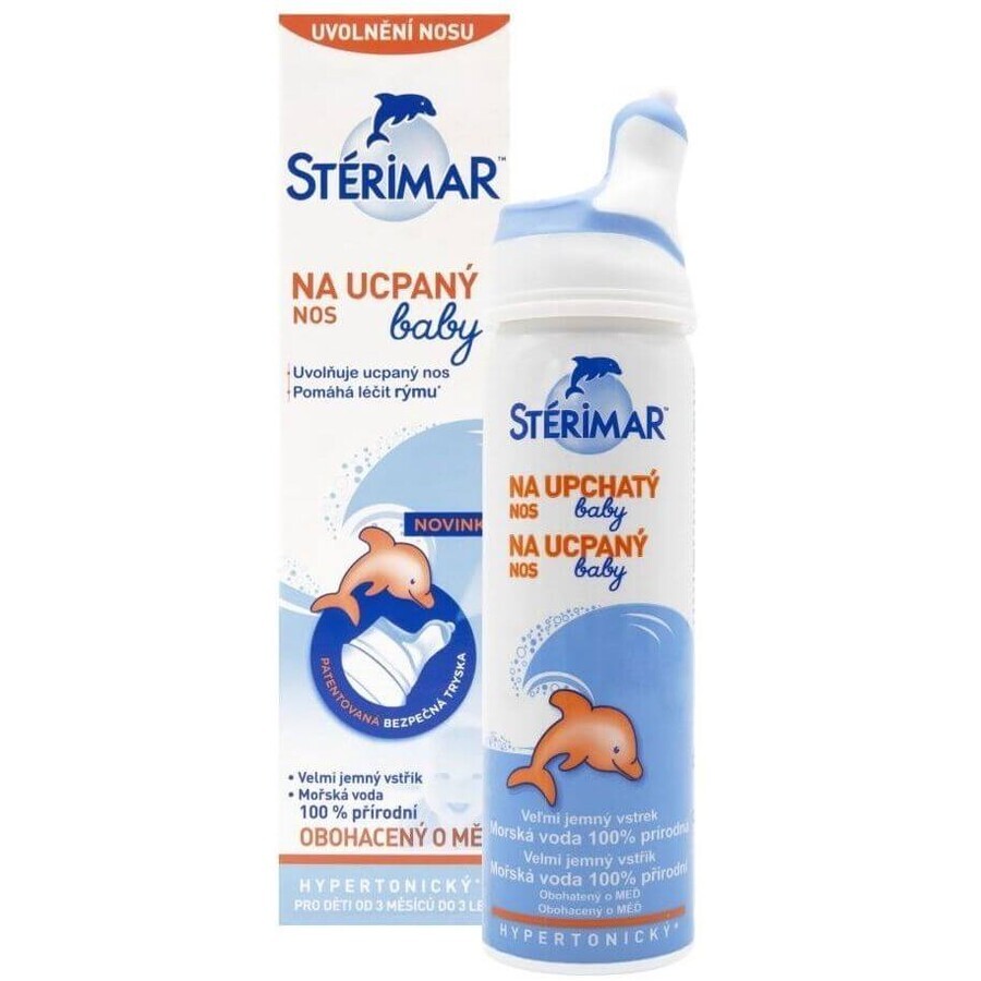 Sterimar baby Bei verstopfter Nase - Meerwasser-Nasenspray für Babys ab 3 Monaten, 50 ml