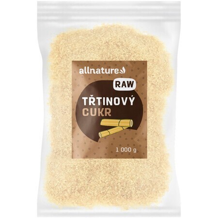 Allnature RAW sucre de canne non raffiné 1000 g