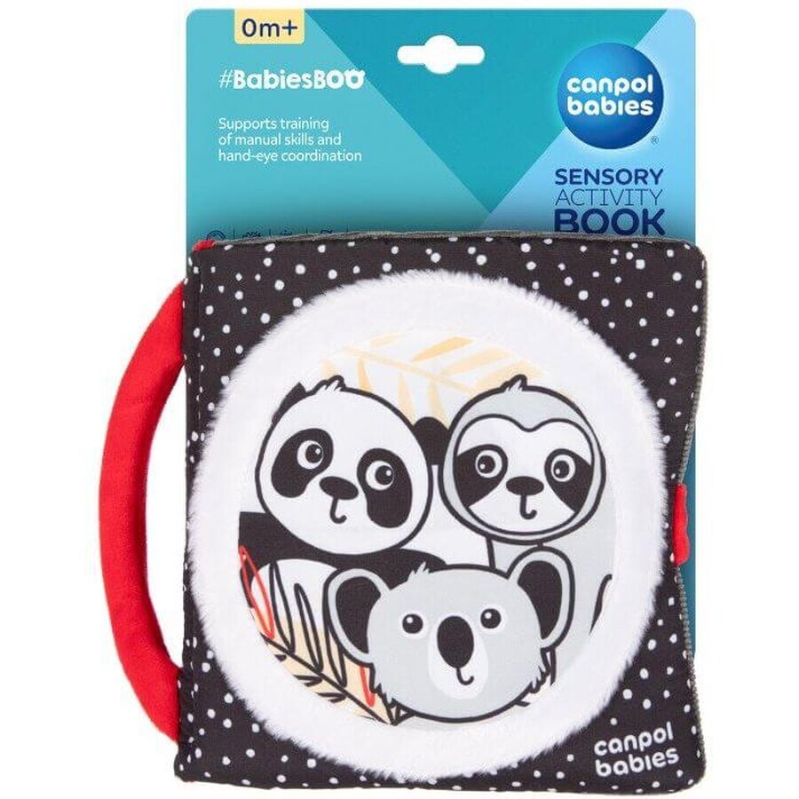 Canpol babies Panda Babies BabiesBoo Sensory sensory book