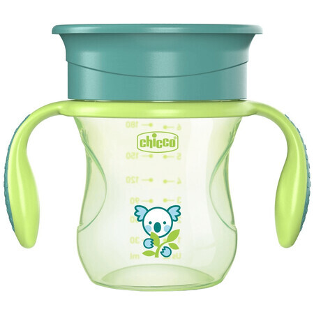 Chicco Becher Perfect 360 mit Griffen grün 12m+ 200 ml