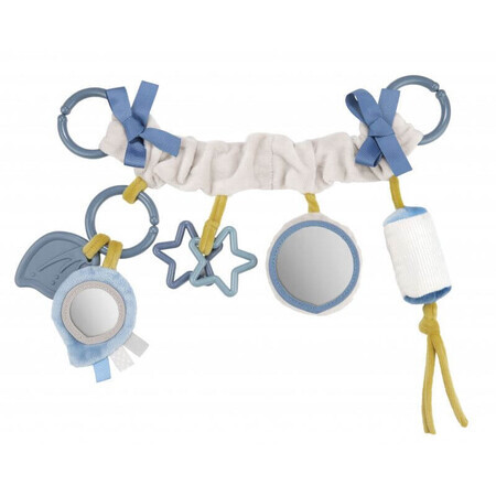 Canpol babies Hanging toy for stroller/ car seat Pastel friends gray