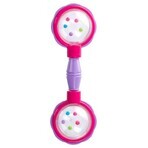 Babies Canpol Baby Balls rattling on barbell - pink