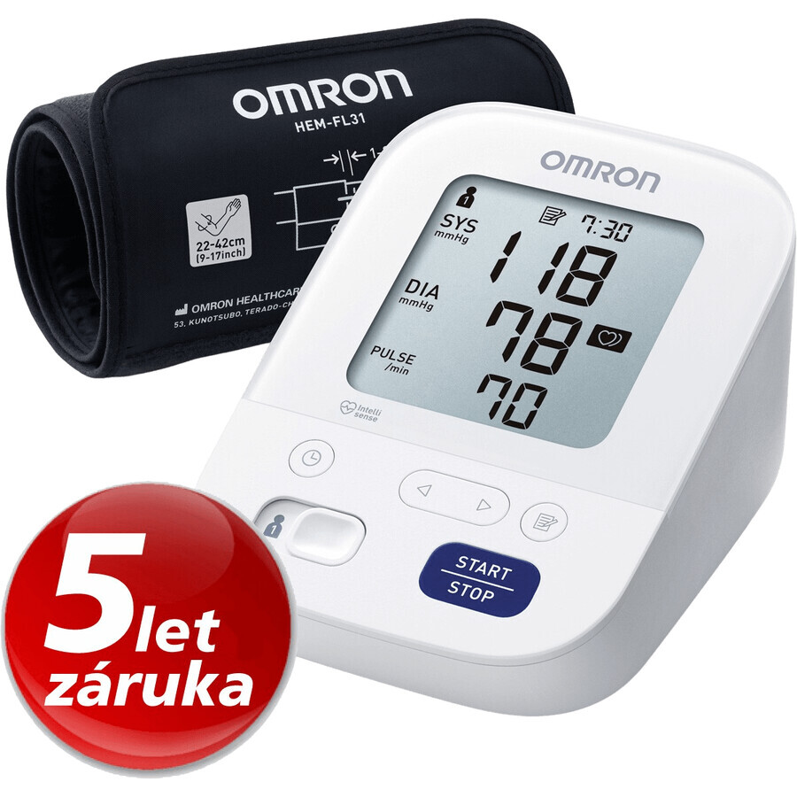 Tonomètre Omron avec alimentation M3 AC