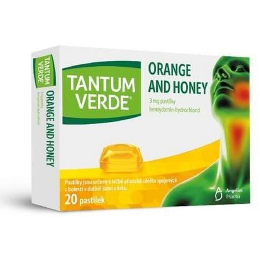 Tantum Green Orange and Honey 20 pills