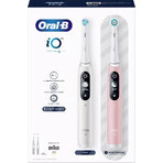 Cepillo eléctrico Oral-B iO Series 6 Duo Blanco&Rosa