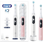 Cepillo eléctrico Oral-B iO Series 6 Duo Blanco&Rosa