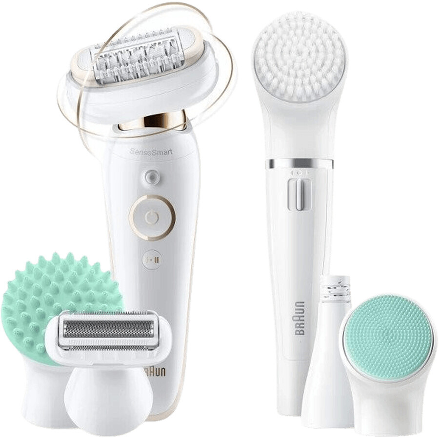 Braun Silk-épil 9 Flex 9-300 Epiliergerät für Frauen Schönheitsset