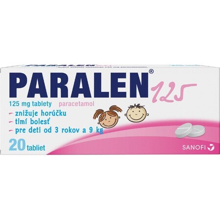 Paralen® 125 mg, 1 x 20 Tabletten