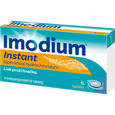 Imodium Instant 2 mg orodispersible Tabletten, 6 Tabletten