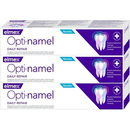 Elmex Opti-namel Toothpaste Daily Repair 3 x 75 ml