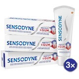 Sensodyne Sens & Gum Toothpaste 3 x 75 ml