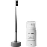 Piuma SMILE BOX Zahnbürste mit Zahnpasta, soft grey 75 ml