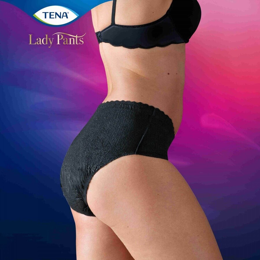 Tena Lady Pants Plus Noir Medium Chiloți pentru incontinență 30 buc