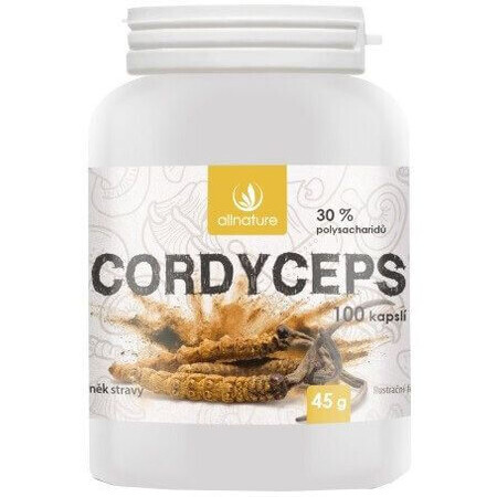 Allnature Cordyceps 100 gélules