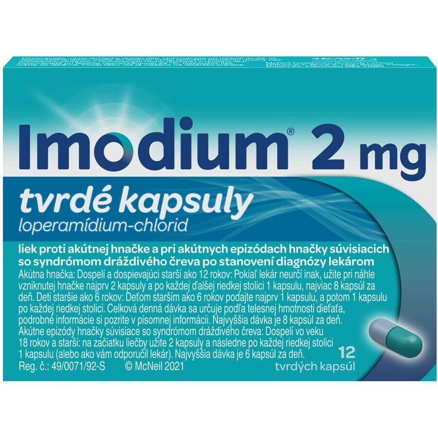 Imodium 2mg Kapselstärke 12 Kapseln