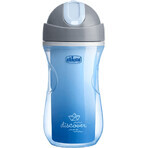 Chicco Mug Sport Thermoskanne mit Strohhalm blau 14m+ 266 ml