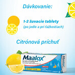 Maalox zuckerfrei mit Zitrone 40 Kautabletten