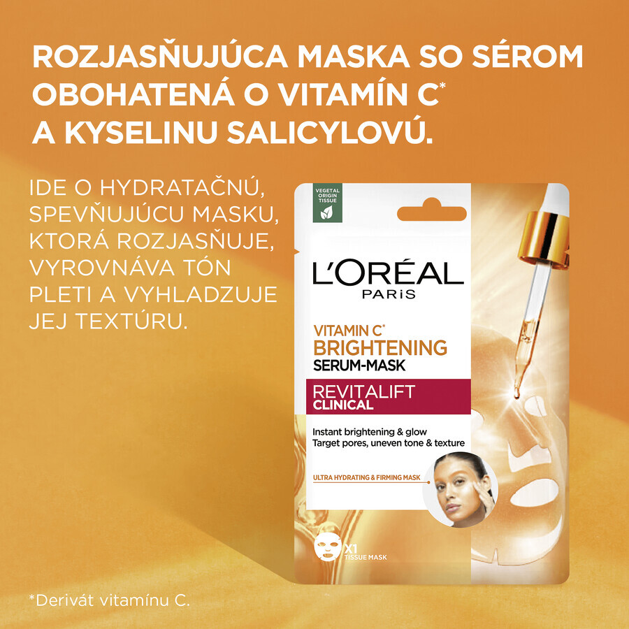 L'Oréal Paris Revitalift Clinical Brightening Face Mask avec vitamine C