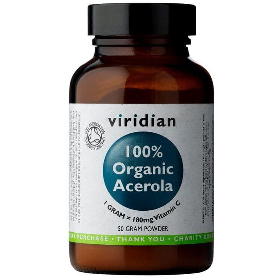 Viridian Biologische Acerola 50 g