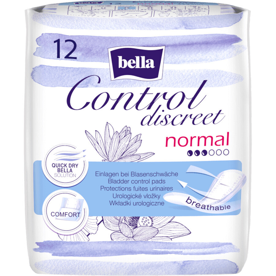 Bella Control Discreet Compresas Urológicas Normales 12 uds.