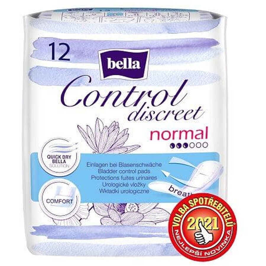 Bella Control Discreet Compresas Urológicas Normales 12 uds.