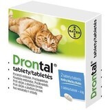 Drontal für Katzen Tabletten 2 Tabletten