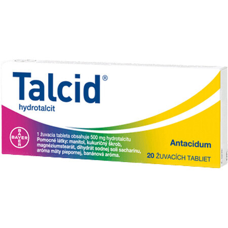 Talcid mnd 500 mg 20 Tabletten