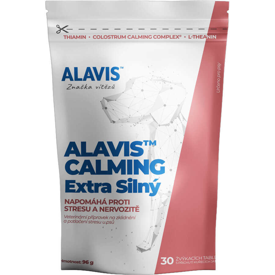 Alavis CALMING EXTRA STRONG soft tablets for dogs and cats 30 pieces