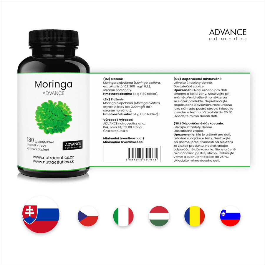 Advance Moringa, 180 comprimés